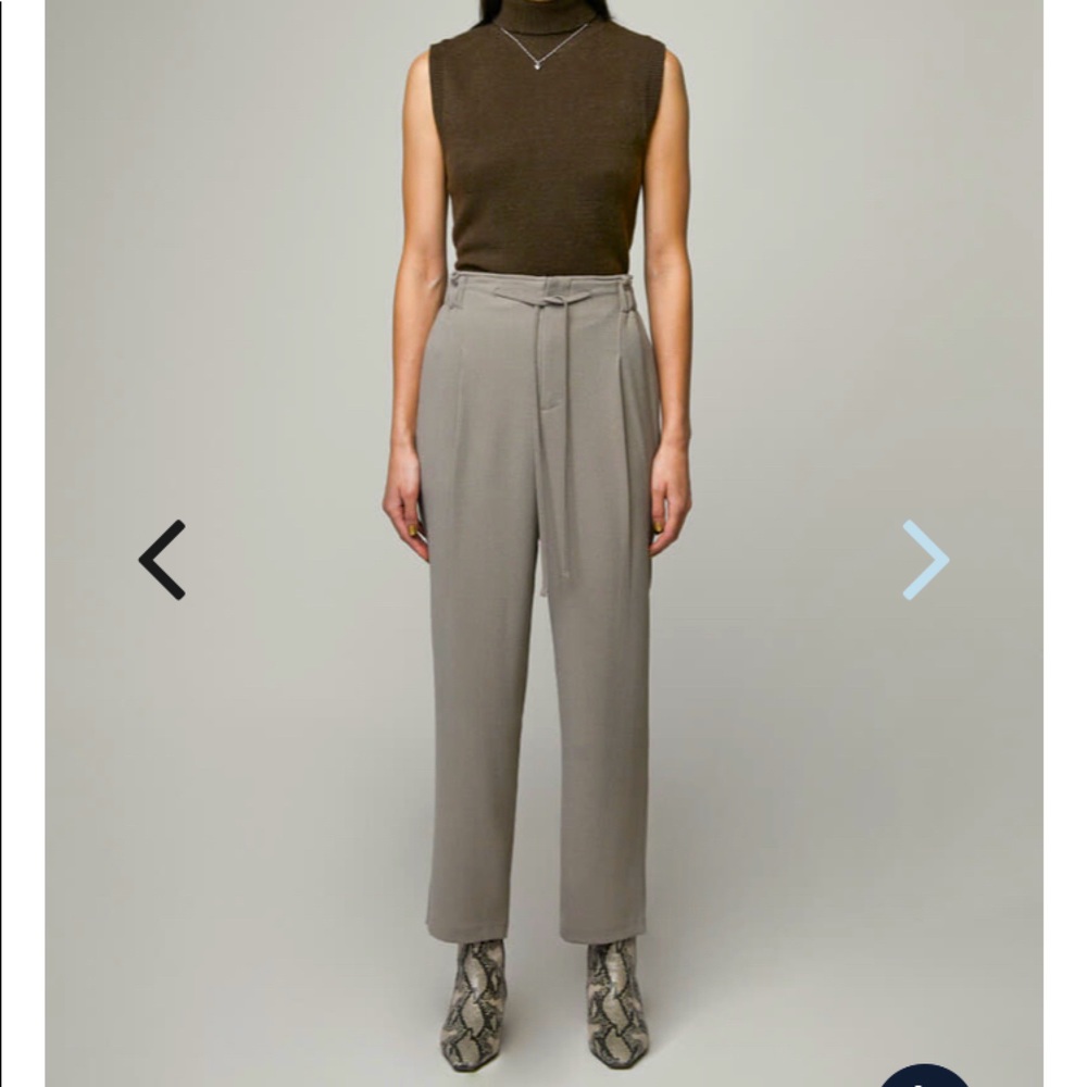 OAK + FORT Pant Trouser/Elastic/ String Front Tie